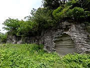 お猿畠の大切岸