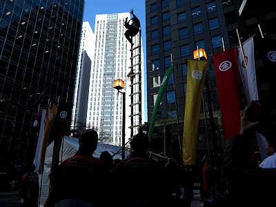 虎ノ門金刀比羅宮 梯子乗り