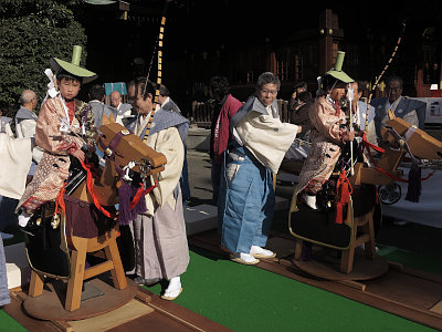 六郷神社 こども流鏑馬