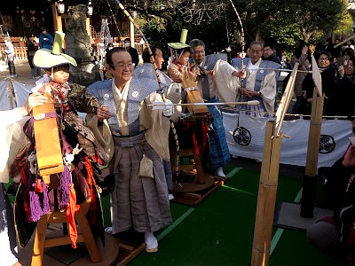 六郷神社 こども流鏑馬