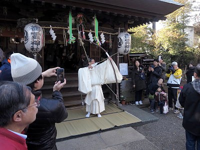 中井御霊神社 備射祭
