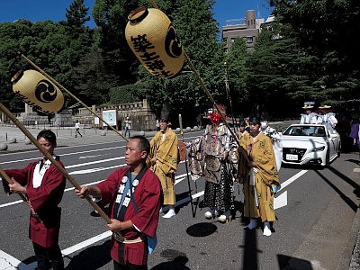 築土神社 築土祭