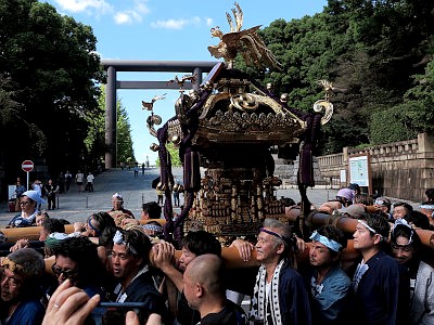 築土神社 築土祭