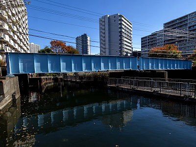 JR越中島線 砂村運河橋梁