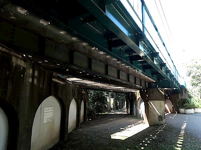 京王井の頭線 神田川橋梁