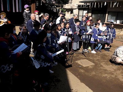 月見岡八幡神社 初午祭